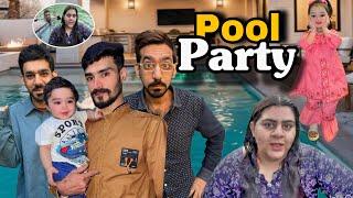 Sab Ghar Walo Ke Sth Ki Pool Party  | Garmiyo Main Pani main Kiya Full Enjoy  Pool Party with F-l