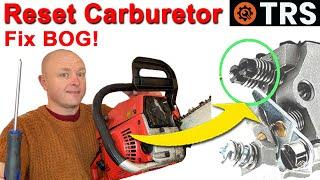 CHAINSAW CARBURETOR TUNING: For Correct Chainsaw Carburetor Operation!