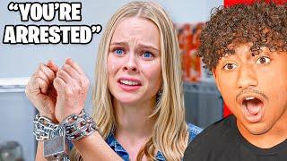 SPOILED GIRL GETS ARRESTED!!