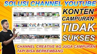 Solusi Channel Youtube Konten Campuran Agar Cepat Berkembang | Cara Membuat Playlist Youtube