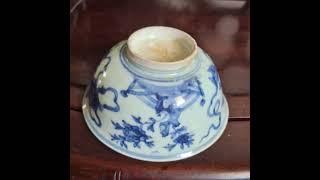 The artistic appeal of Jingdezhen folk kiln blue and white.