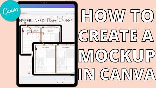 Design a Product Mockup in Canva | Digital Planner Mockup for Etsy