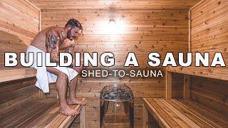 How to Build a Sauna inside a Shed