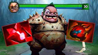 Unkillable Raid Boss Pudge 31Kills Monster Build Bloodstone + Heart Dota 2