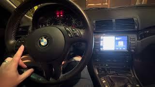 Remapped steering wheel buttons with Avin Avant 4 in BMW E46