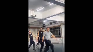 "Why does the fat uncle dance better than the lean guy in the back?" #china #beijing #dance