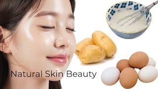 Look 18 Years YOUNGER! Using Potatoes and  Egg Whites. Asian Anti Aging Secrets!