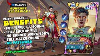 NEW! | Gusion 11.11 Dimension Walker Skin Script No Password | Full Effect & Full Sound  MLBB