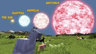 What if the Sun is replaced by other stars Minecraft