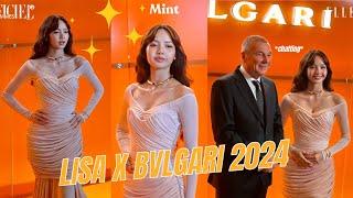 Lisa’s Mesmerizing BVLGARI Look Dazzles at the Bangkok 2024 Event!