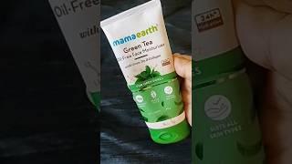 mamaearth green tea moisturizer #best #skincare #shorts