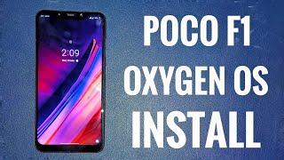 Poco F1 || Oxygen OS With Face Unlock || Install & Setup || OnePlus 6 Port