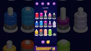 Nut Sort Level 551 Walkthrough | Nuts — Color Sort 551 solution