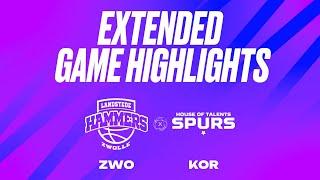 Landstede Hammers vs. House of Talents Kortrijk Spurs - Extended Highlights