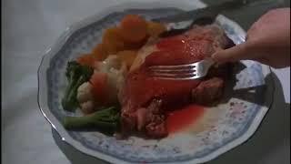 Mommie Dearest Movie Christina Doesn't Eat The Plate Scene