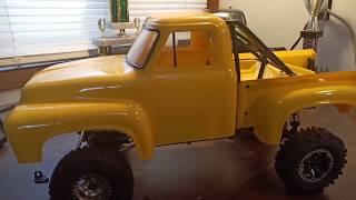 How to build a 55 Ford F100 Redcat Gen8 with Axial SCX10 body.