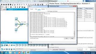 4.2.2.12 Packet Tracer - Configuring Extended ACLs Scenario 3