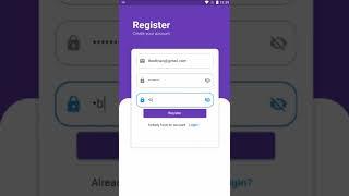flutter login app ui #shorts #flutter #codewithibad