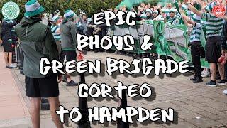 Epic Green Brigade & Bhoys Corteo from Glasgow Green to Hampden - Celtic 1 - Aberdeen 1 (Pens 3-4)