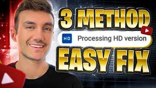 How To Fix Processing HD Version Stuck On Youtube! [2024]