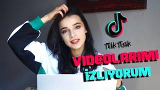 TİKTOK VİDEOLARIMI YORUMLUYORUM | İlk tiktok videom!