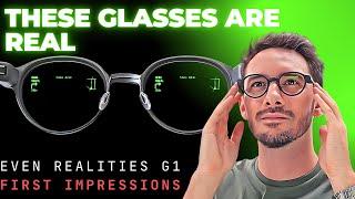 Even Realities G1 Smart Glasses: Unboxing & First Impressions