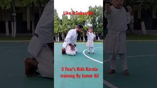 3 Year's Kids Karate training By Jumar Ali #shorts