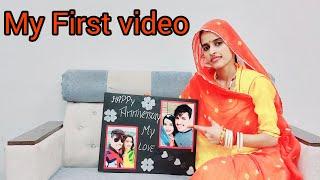 My First Video  // #KR creations #artandcraft #mahandi #drawing #stitching #cardmaking //