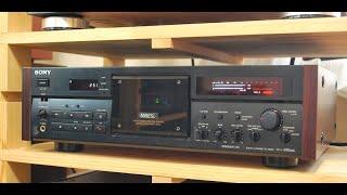 SONY TC - K555ESL STEREO CASSETTE DECK ( VIDEO FULL HD )