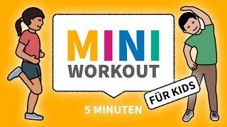 MINI WORKOUT für Kids (ohne Geräte & wenig Platz) - vlamingo