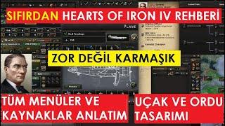 SIFIRDAN Hearts of Iron IV - 40 Dakikada Oyunu Çöz! HOI4 Tutorial - Ordu Uçak Tam Öğretici Rehber