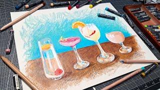 NeoArt 6901 Crayon Cocktail Painting