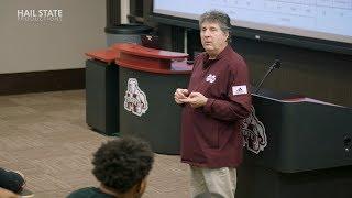 Mississippi State Football Inside Look: Mike Leach's First Team Meeting