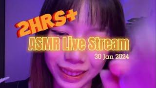 ASMR Live Stream recorded fall asleep fast, calming and relax (ไลฟ์สดย้อนหลัง) update 30 Jan 2024