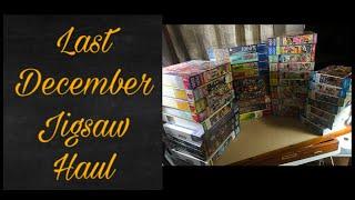 Last December Jigsaw Puzzle Haul #jigsawpuzzle #jigsawpuzzlecollection #puzzlehaul