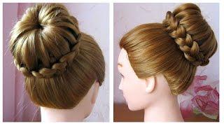 Chignon tressé facile  Tuto coiffure simple et rapide cheveux long/mi long