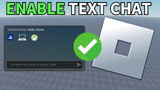 How to Instantly get TEXT CHAT on ROBLOX! (PS5/XBOX/PC)