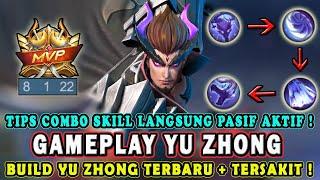 CARA MAIN YU ZHONG TERBARUCOMBO SKILL + BUILD YU ZHONG TERSAKITTUTORIAL GAMEPLAY YU ZHONG - MLBB