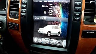 Штатная магнитола для Lexus GX470 Android ( Тесла стиль )