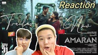 Amaran - Trailer | Sivakarthikeyan, Sai Pallavi |Rajkumar| GV Prakash |Bhutanese/Chinese duo react