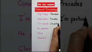What is your english level  | advanced vocabulary #shorts #english #ielts #vocabulary