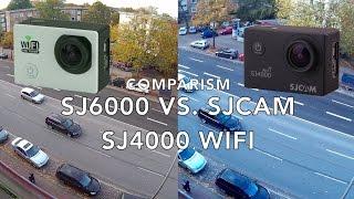 SJ6000 vs SJCAM SJ4000 WIFI - Video and Image Quality Comparison