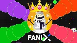 CRYSTALS NEW GAME FANIX.IO! THE BEST AGAR.IO LIKE GAME | Fanix Game Trailer