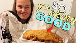 ASMR - Eating Childhood Favorites! #3 Fish & Chips (Eating Sounds + Whispering)