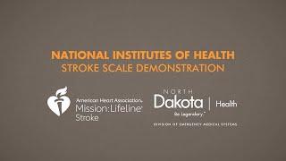 National Institutes of Health (NIH) Stroke Scale Demonstration