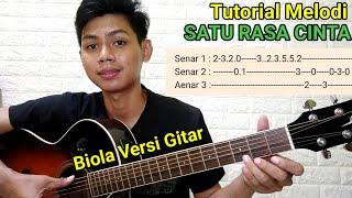 (Tutorial melodi) ARIF - SATU RASA CINTA | Biola versi Gitar mudah