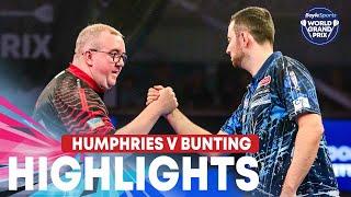 BEST GAME OF THE NIGHT! | Luke Humphries vs Stephen Bunting | 2024 BoyleSports World Grand Prix