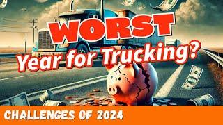 Collapse of Trucking Companies, WHY?