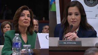 Rep. Stefanik, Gov. Hochul clash during House hearing in immigration, sanctuary policies