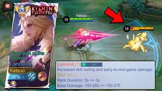 NEW UPDATE LANCELOT BUFF IS FINALLY HERE!! SUPER OP BUFF! LANCELOT IS BACK?!  - Mobile Legends